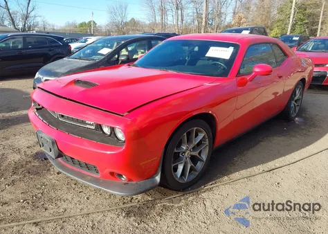 2022 Dodge Challenger Gt z USA, uszkodzony, nr VIN 2C3CDZJG6NH249587